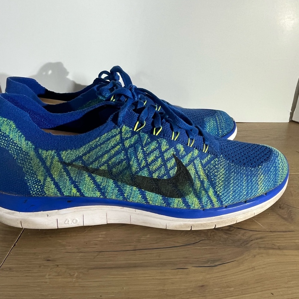 Blue Green Black Nike Free Size 12 - Picture 7 of 13